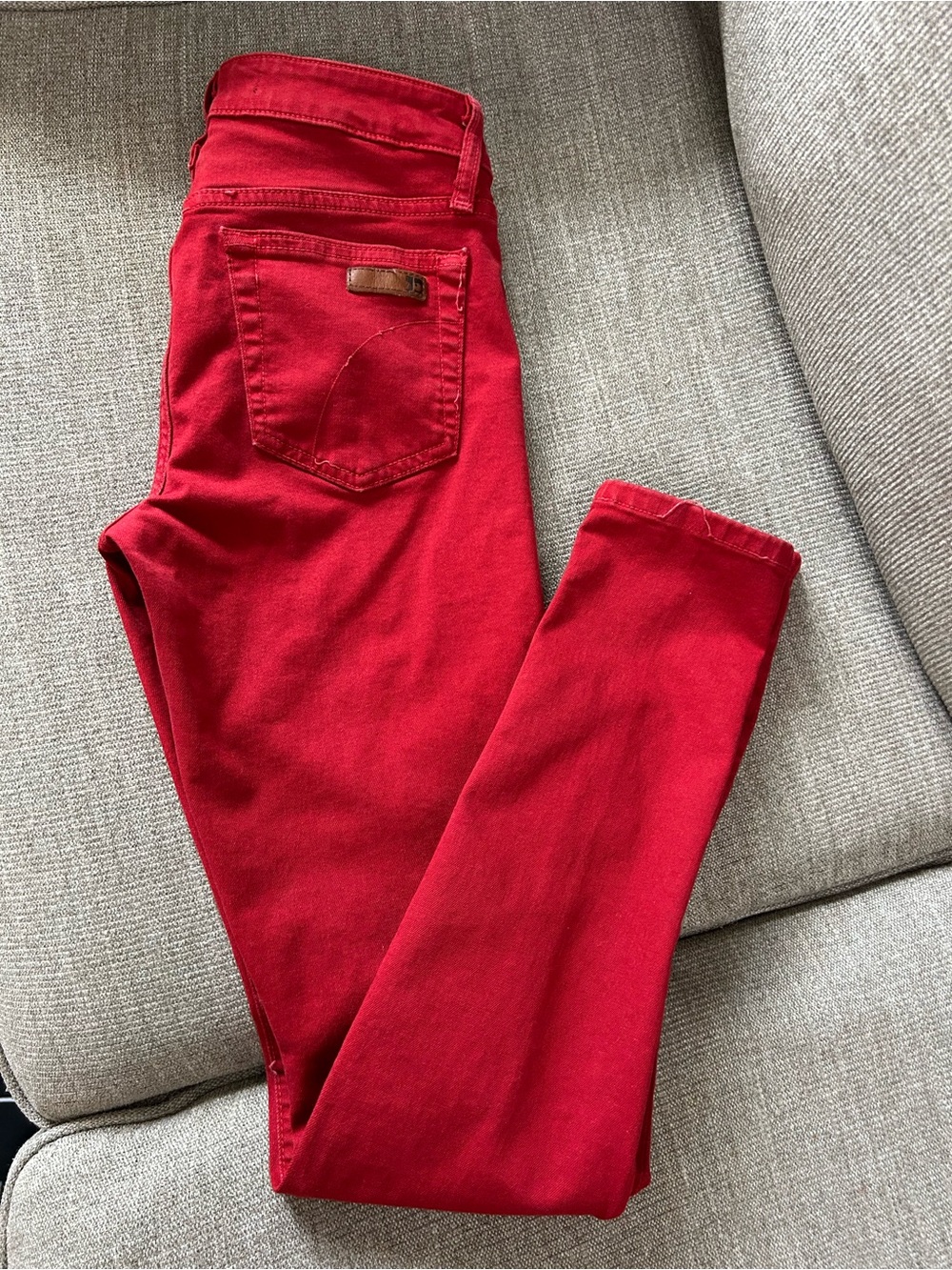 Joe's Jeans Women's Red Skinny Jeans